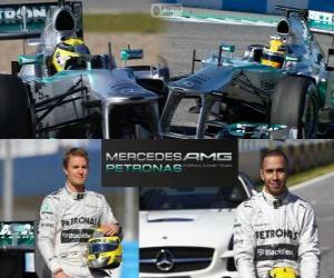 Rompicapo di Mercedes AMG Petronas F1 Team 2013