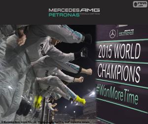 Rompicapo di Mercedes F1 Team, campione 2015