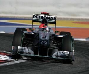 Rompicapo di Mercedes Michael Schumacher - - Bahrain 2010