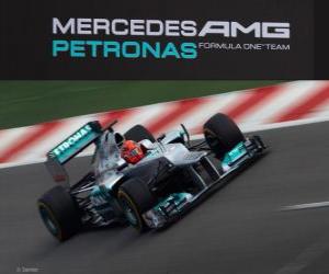 Rompicapo di Mercedes W03 - 2012 -