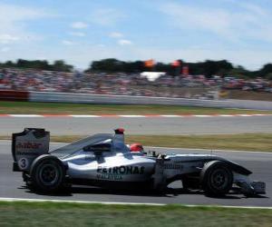 Rompicapo di Michael Schumacher - Mercedes - Silverstone 2010