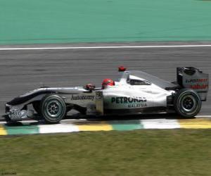 Rompicapo di Michael Schumacher - Mercedes - Interlagos 2010