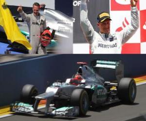 Rompicapo di Michael Schumacher - Mercedes - GP d'Europa 2012 (terza classificata)