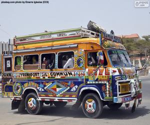 Rompicapo di Minibus, Dakar, Senegal