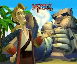 Rompicapo di Monkey Island, un video gioco di avventure. Guybrush Threepwood, un giocatore importante