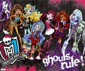 Rompicapo di Monster High – Ghouls Rule