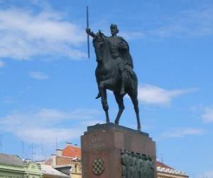 Rompicapo di Monumento a re Tomislav, Zagabria, Croazia