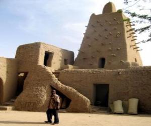 Rompicapo di Moschea Djingareyber nella città di Timbuctu o Tumbutu nel Mali