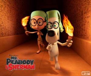 Rompicapo di Mr Peabody e Sherman in una delle loro avventure in Egitto