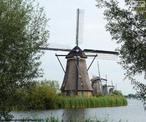 Rompicapo di Mulini a vento di Kinderdijk, Paesi Bassi