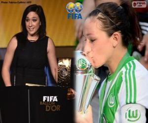 Rompicapo di Nadine Kessler, miglior giocatore del mondo dell'anno del 2014 FIFA