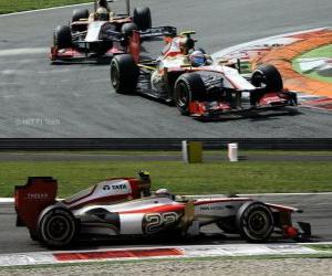 Rompicapo di Narain Karthikeyan HRT 2012