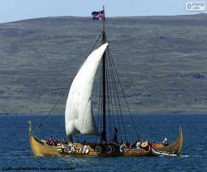 Rompicapo di Nave di navigazione di Viking