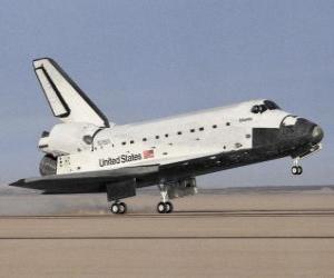 Rompicapo di Navetta spaziale di atterraggio - Space shuttle