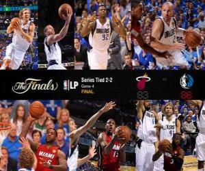 Rompicapo di NBA Finals 2011, 4 ° gioco, Miami Heat 83 - Dallas Mavericks 86