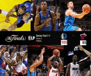Rompicapo di NBA Finals 2011, 6 ° gioco, Dallas Mavericks 105 - Miami Heat 95