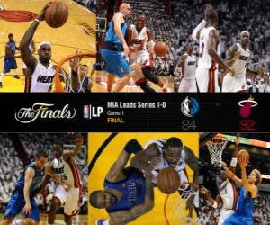 Rompicapo di NBA Finals 2011, Match 1 °, Dallas Mavericks 84 - Miami Heat 92