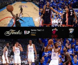 Rompicapo di NBA Finals 2012, gara 2, Miami Heat 100 - Oklahoma City Thunder 96