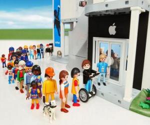 Rompicapo di Negozio Apple Playmobil