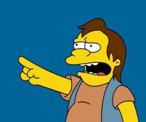 Rompicapo di Nelson Muntz, occasionalmente amico di Bart e Lisa ex-fidanzato.