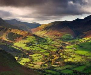 Rompicapo di Newlands Valley, Cumbria, Inghilterra