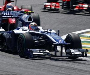 Rompicapo di Nico Hulkenberg - Williams - Interlagos 2010