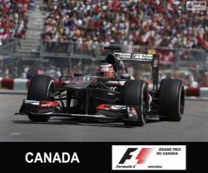 Rompicapo di Nico Hülkenberg - Sauber - circuito Gilles Villeneuve, Montreal, 2013