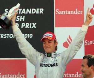 Rompicapo di Nico Rosberg - GP Mercedes - Silverstone 2010 (terza classificata)