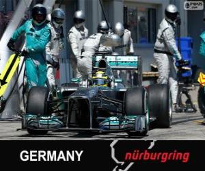 Rompicapo di Nico Rosberg - Mercedes - Nürburgring, 2013
