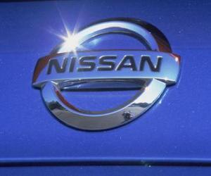 Rompicapo di Nissan logo, marchio automobilistico giapponese