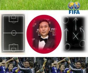 Rompicapo di Norio Sasaki allenatore di calcio femminile della anno FIFA 2011