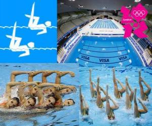 Rompicapo di Nuoto sincronizzato - Londra 2012-