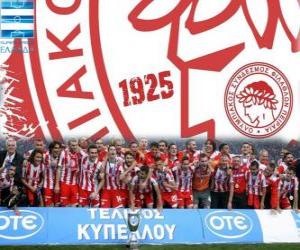 Rompicapo di Olympiacos Pireo, campione Super League 2011-2012, campionato di calcio greco