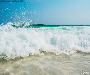 Rompicapo di Onde sulla spiaggia