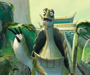 Rompicapo di Oogway guerriero antico capo spirituale diventano ha dedicato la sua vita a proteggere i bambini e gli esseri vulnerabili.