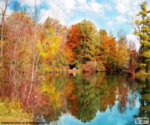 Rompicapo di Paesaggio d'autunno