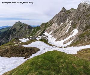 Rompicapo di Paesaggio di alta montagna