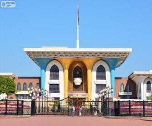 Rompicapo di Palazzo di Alam, Muscat, Oman