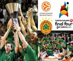 Rompicapo di Panathinaikos, PAO, campione della Euroleague Basketball 2011