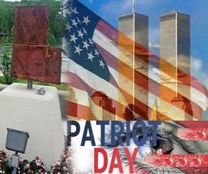 Rompicapo di Patriot Day, 11 settembre negli Stati Uniti, in ricordo degli attentati di 11 Settembre 2001