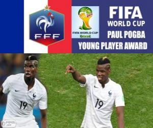 Rompicapo di Paul Pogba, premio giovane giocatore. Mondiali di calcio Brasile 2014