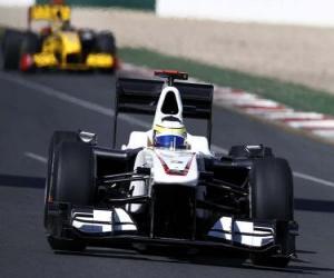 Rompicapo di Pedro de la Rosa - BMW Sauber - Melbourne 2010