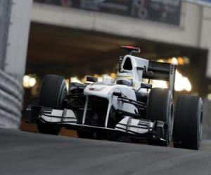 Rompicapo di Pedro de la Rosa BMW Sauber - - Monte-Carlo 2010