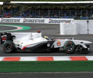 Rompicapo di Pedro de la Rosa - Sauber - Spa-Francorchamps 2010