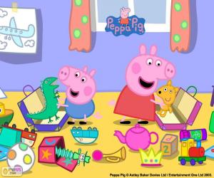 Rompicapo di Peppa Pig e George