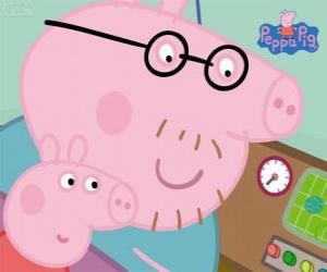 Rompicapo di Peppa Pig e suo padre