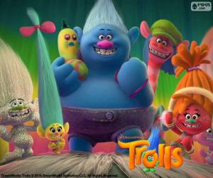 Rompicapo di Personaggi di Trolls