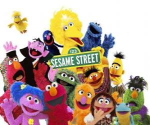 Rompicapo di personaggi principali di Sesame Street