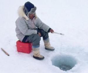 Rompicapo di Pesca nel ghiaccio