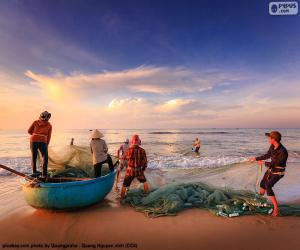 Rompicapo di Pescatori in Vietnam